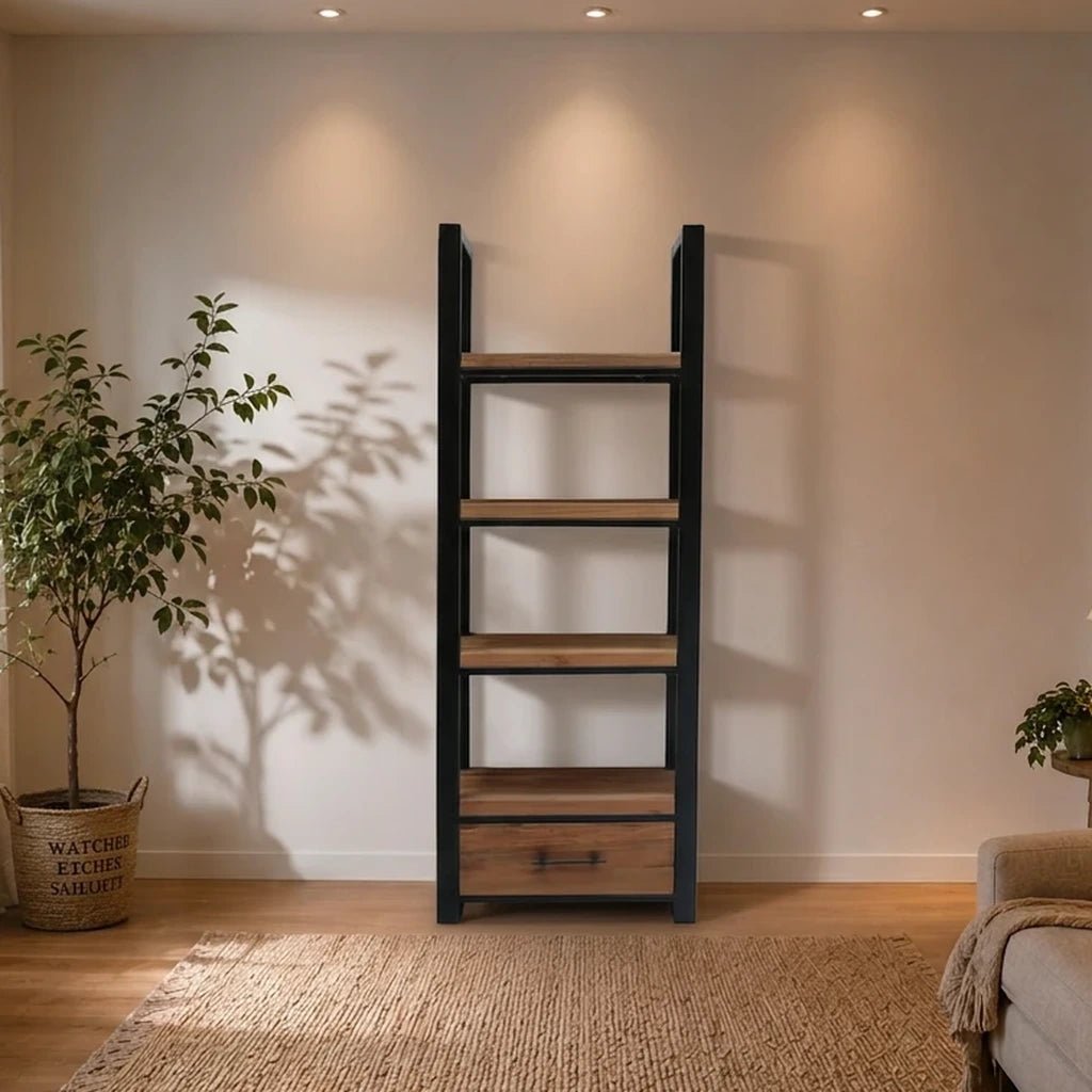 Teak Bücherregal Besi - Das Holländische Möbelhaus