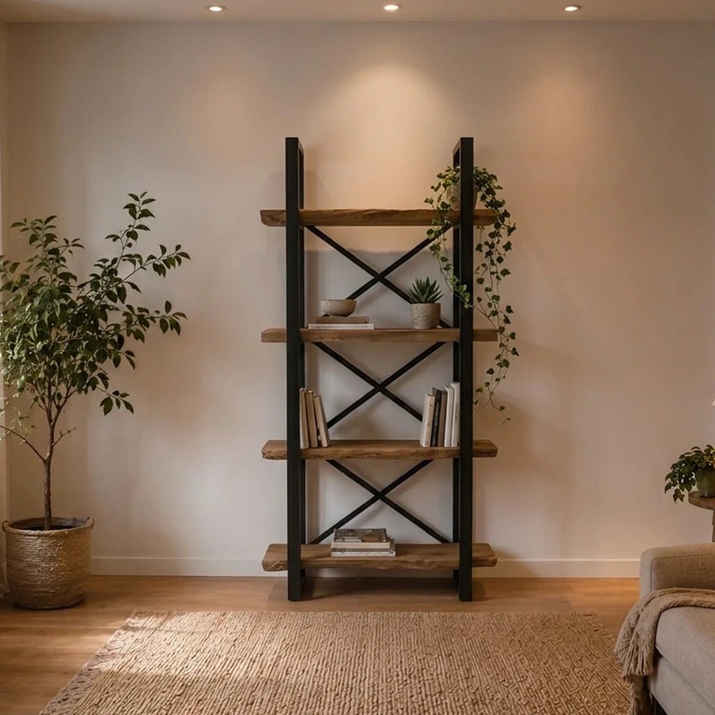 Teak Bücherregal Pohon - Das Holländische Möbelhaus