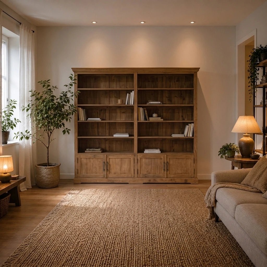 Teak Bücherregal Sleek - Das Holländische Möbelhaus