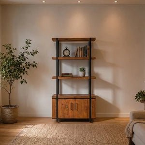 Teak Bücherschrank Senna