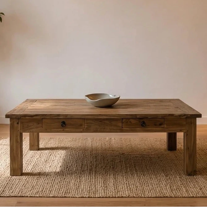 Teak Couchtisch Dingklik KR - Das Holländische Möbelhaus