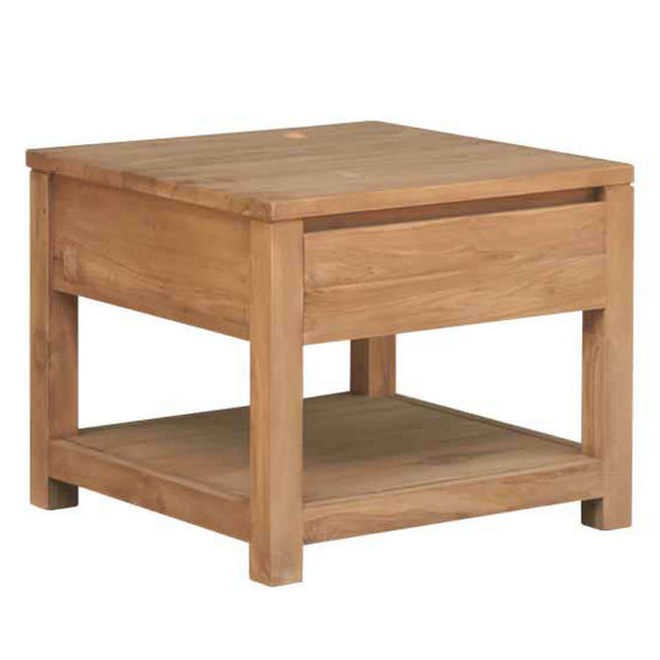 Teak Couchtisch Losari 1 Schub - Das Holländische Möbelhaus