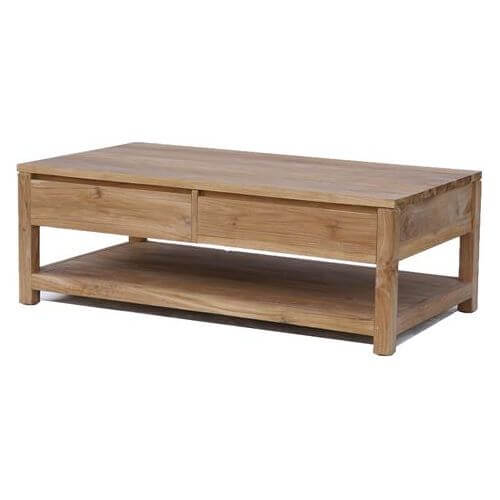 Teak Couchtisch Losari 130 cm - Das Holländische Möbelhaus