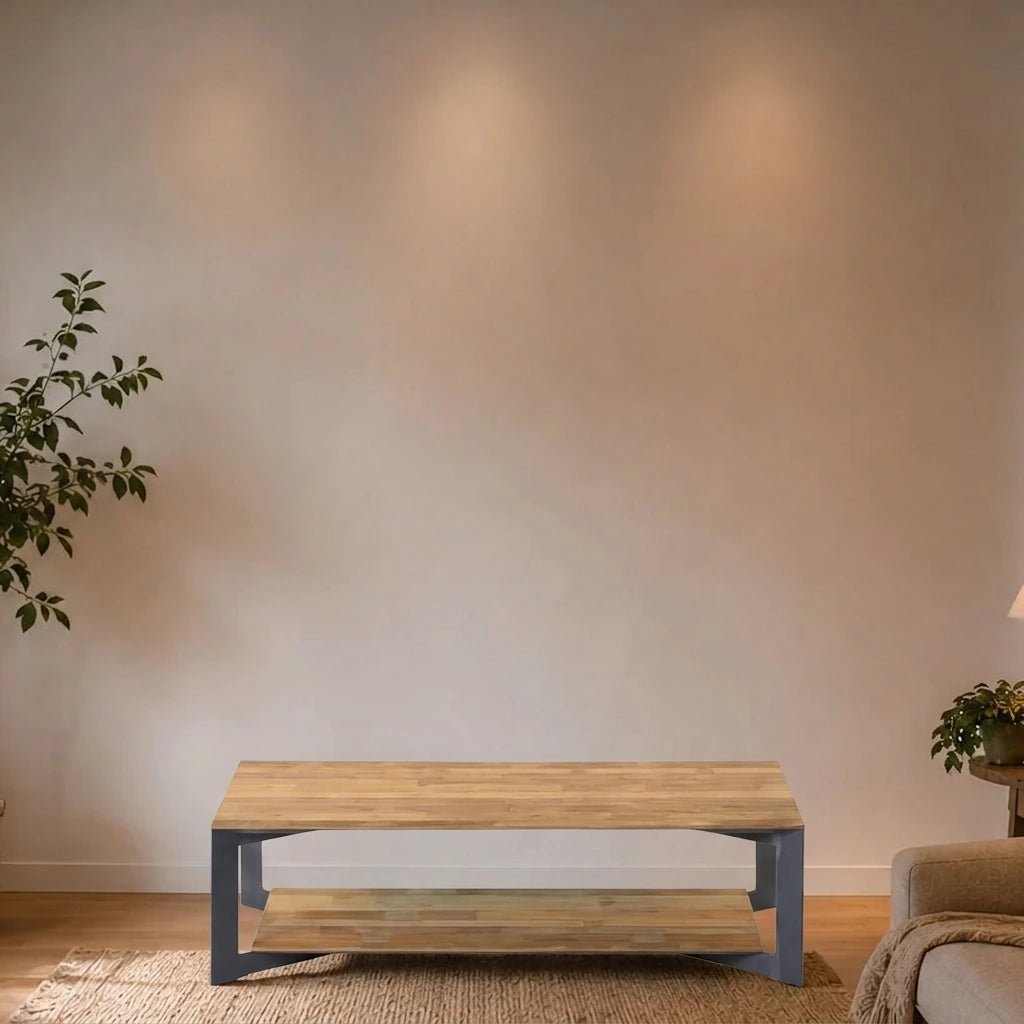 Teak Couchtisch Pandora 100 cm - Das Holländische Möbelhaus