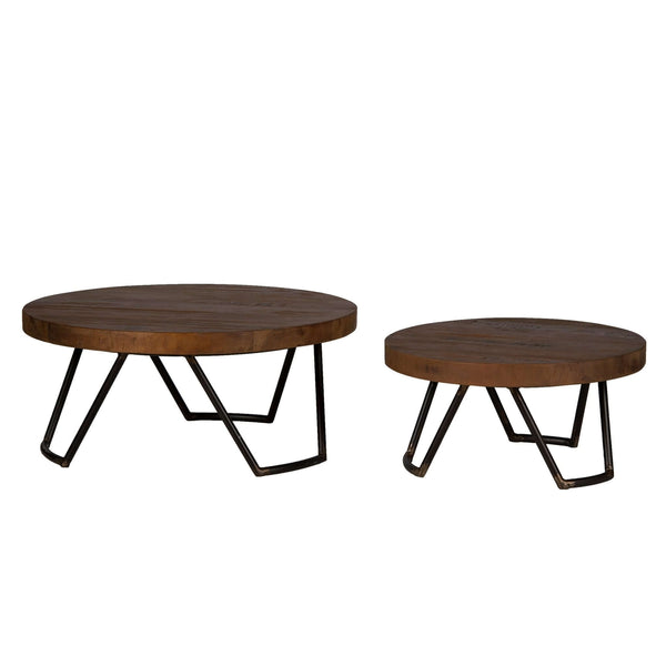 Teak Couchtisch Set Senna - Das Holländische Möbelhaus