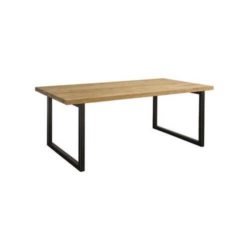 Teak Esstisch Lucca Metallbeine - Das Holländische Möbelhaus