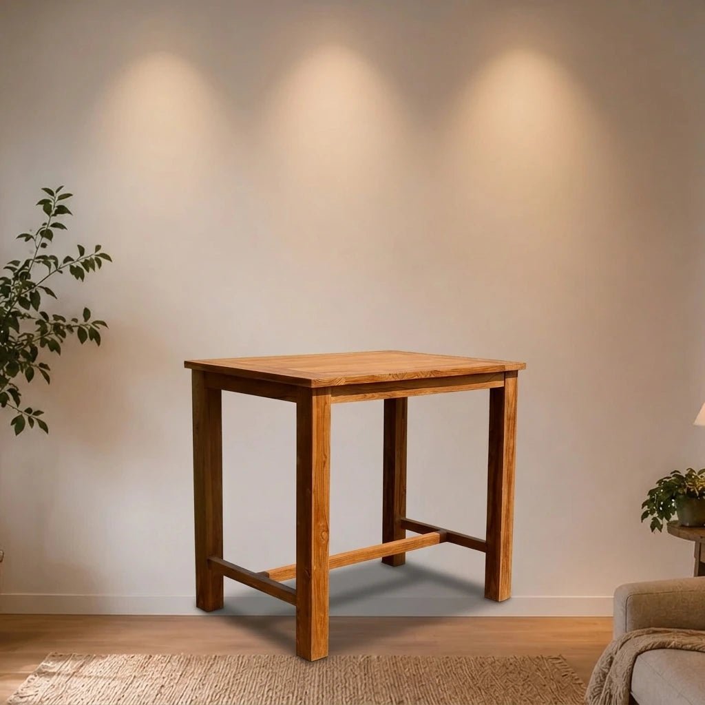 Teak Garten Bartisch Icy - Das Holländische Möbelhaus
