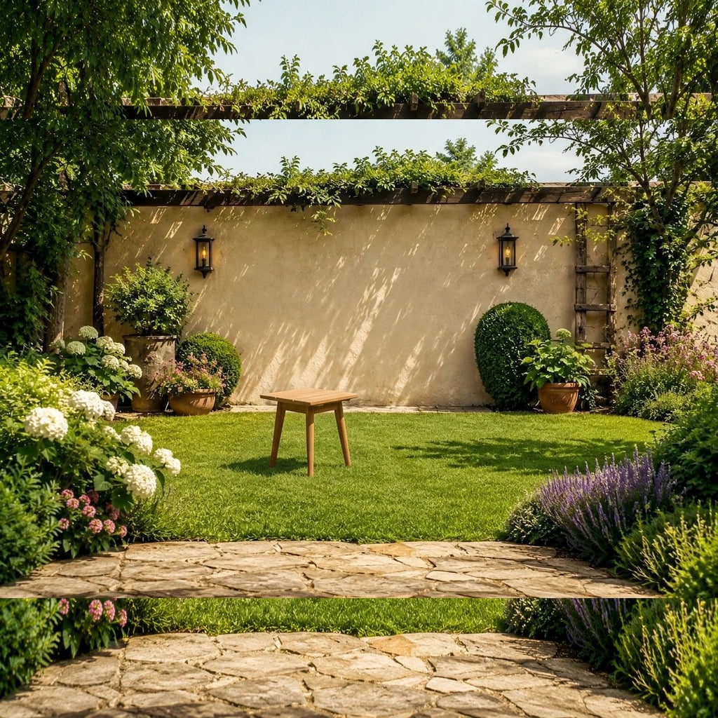 Teak Garten Couchtisch Vierkant 50 cm - Das Holländische Möbelhaus