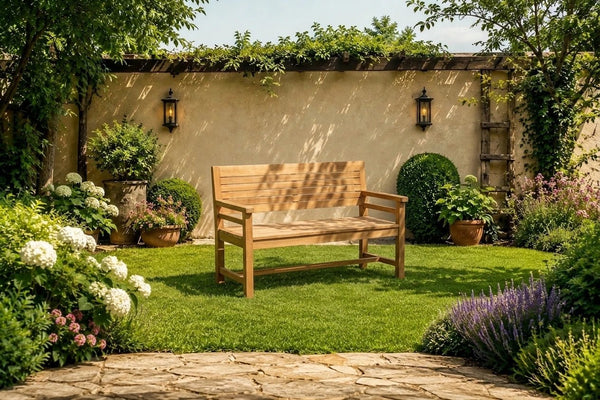Teak Gartenbank Ali - Das Holländische Möbelhaus