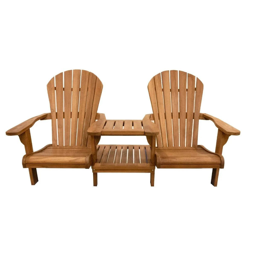 Teak Gartenbank Canadian Tête-à-Tête - Das Holländische Möbelhaus