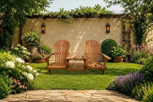 Teak Gartenbank Canadian Tête-à-Tête - Das Holländische Möbelhaus
