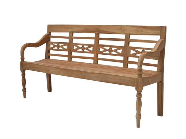 Teak Gartenbank Enie - Das Holländische Möbelhaus