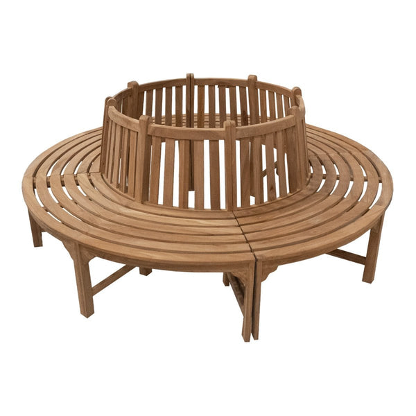 Teak Gartenbank Rund XXL - Das Holländische Möbelhaus