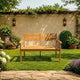 Teak Gartenbank Sumatra 120 cm - Das Holländische Möbelhaus