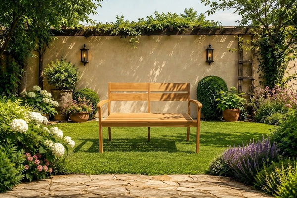 Teak Gartenbank Sumatra 120 cm - Das Holländische Möbelhaus
