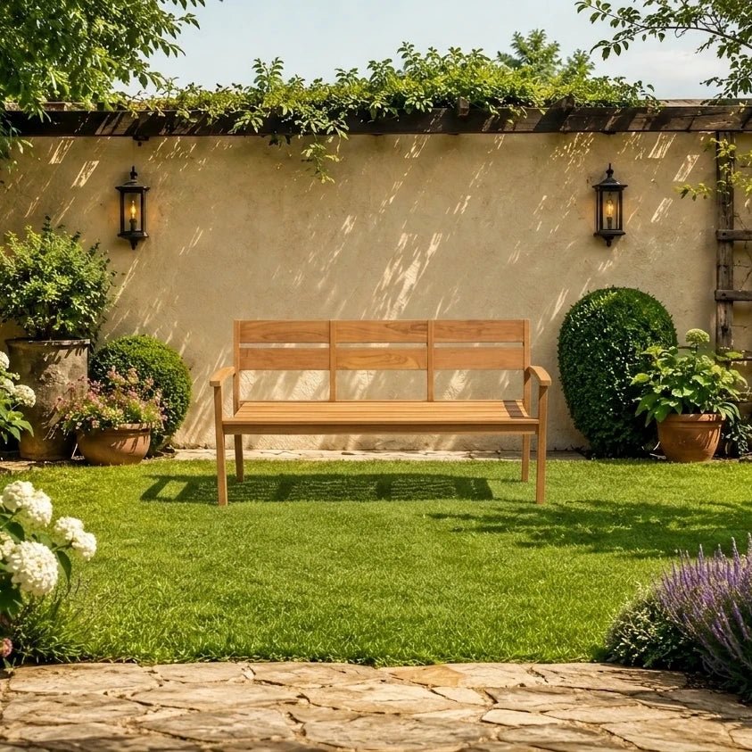 Teak Gartenbank Sumatra 150 cm - Das Holländische Möbelhaus