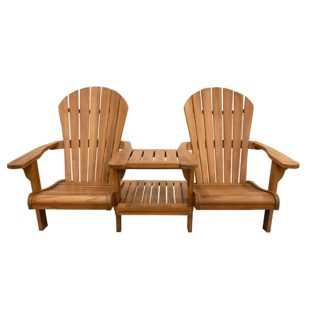 Teak Gartenbank Tête - à - Tête - Das Holländische Möbelhaus