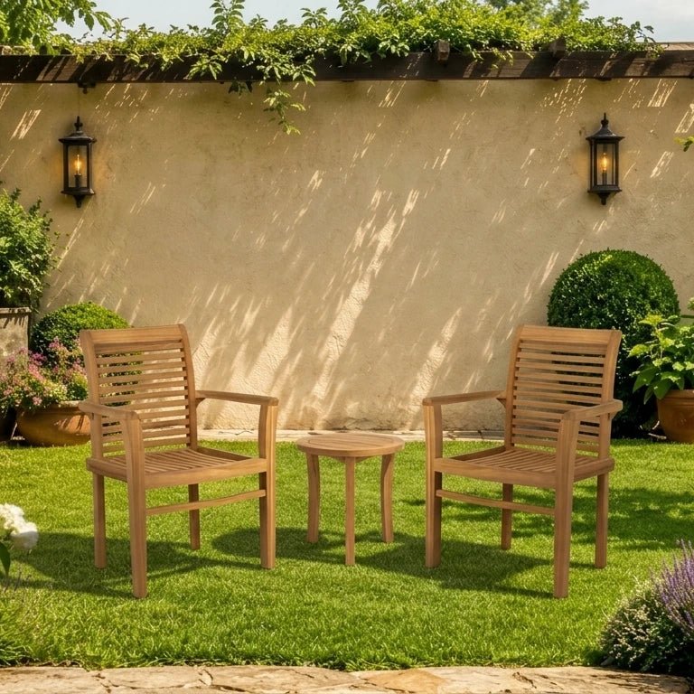 Teak Gartenstuhl Bulat - Das Holländische Möbelhaus