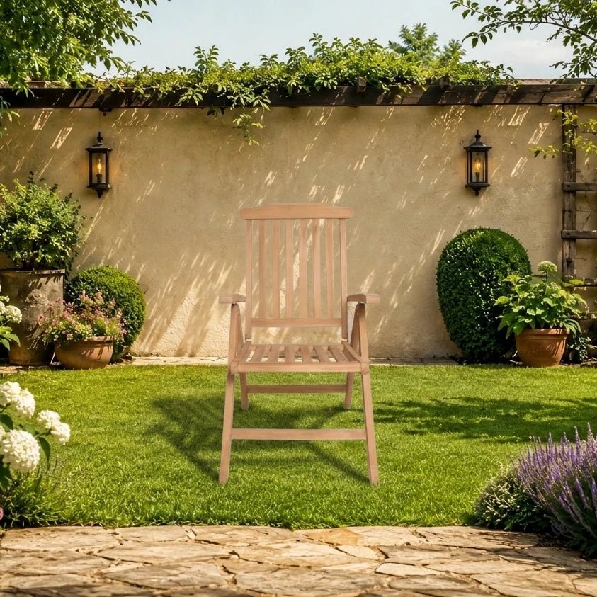 Teak Gartenstuhl Klappstuhl Nicole - Das Holländische Möbelhaus