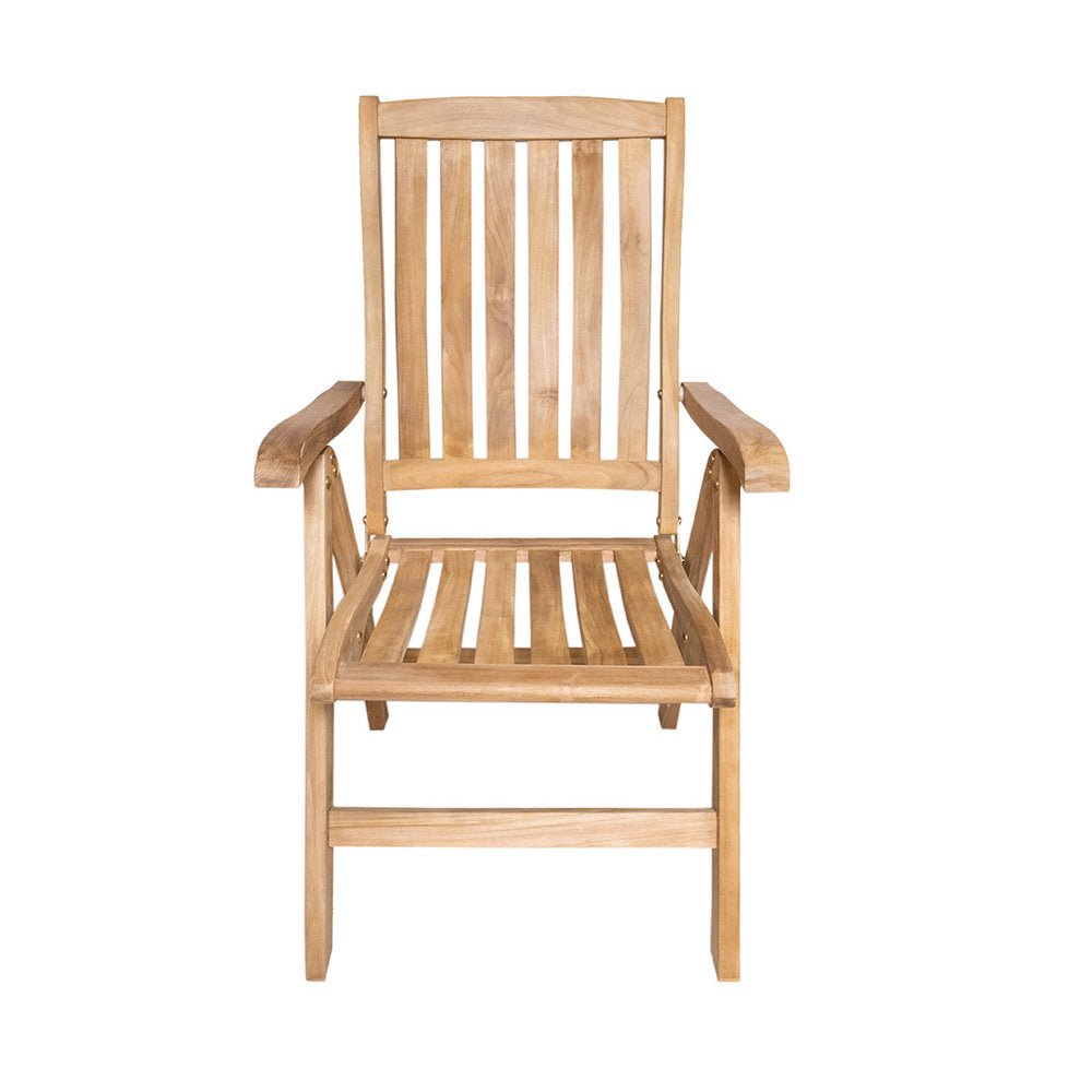 Teak Gartenstuhl Luxe verstellbar - Das Holländische Möbelhaus