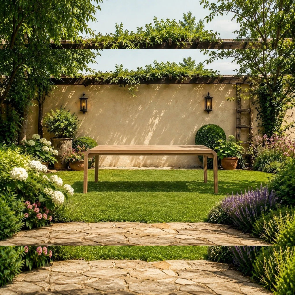 Teak Gartentisch Edmar - Das Holländische Möbelhaus