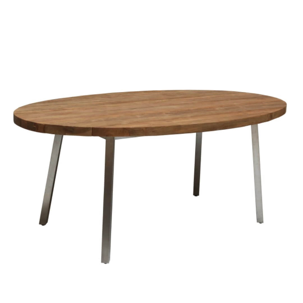Teak Gartentisch Oval KVS 220 cm – Das Holländische Möbelhaus