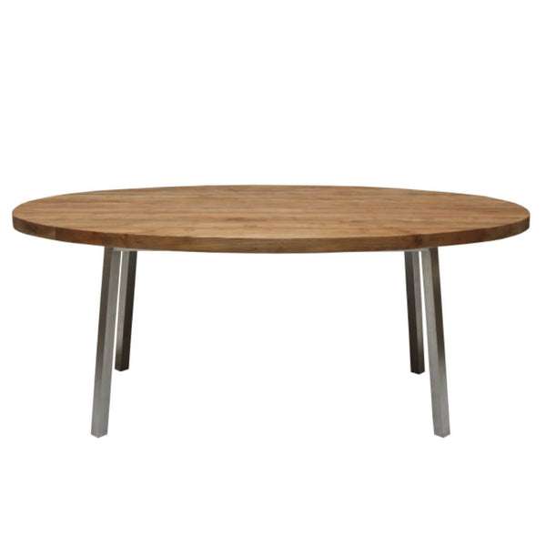 Teak Gartentisch Oval KVS - Das Holländische Möbelhaus