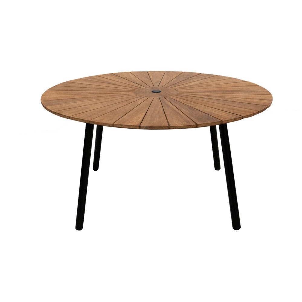 Teak Gartentisch Sun rund - Das Holländische Möbelhaus