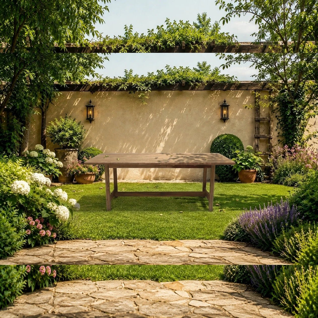 Teak Gartentisch Vian - Das Holländische Möbelhaus