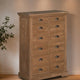 Teak Highboard Bologna 14 Schübe - Das Holländische Möbelhaus
