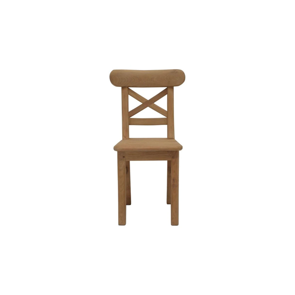 Teak Hochstuhl Mariotto mit Kreuz Bild 1