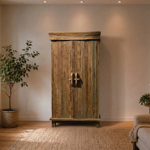 Teak Kleiderschrank Fransy