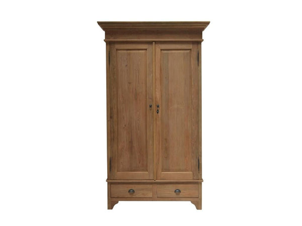 Teak Kleiderschrank Groot - Das Holländische Möbelhaus
