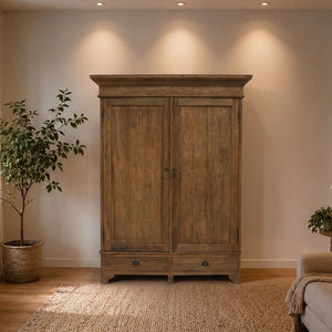 Teak Kleiderschrank Groot