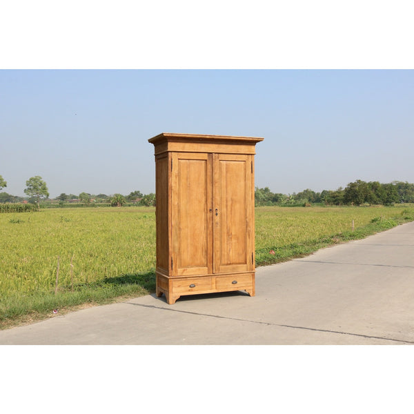 Teak Kleiderschrank Groot - Das Holländische Möbelhaus