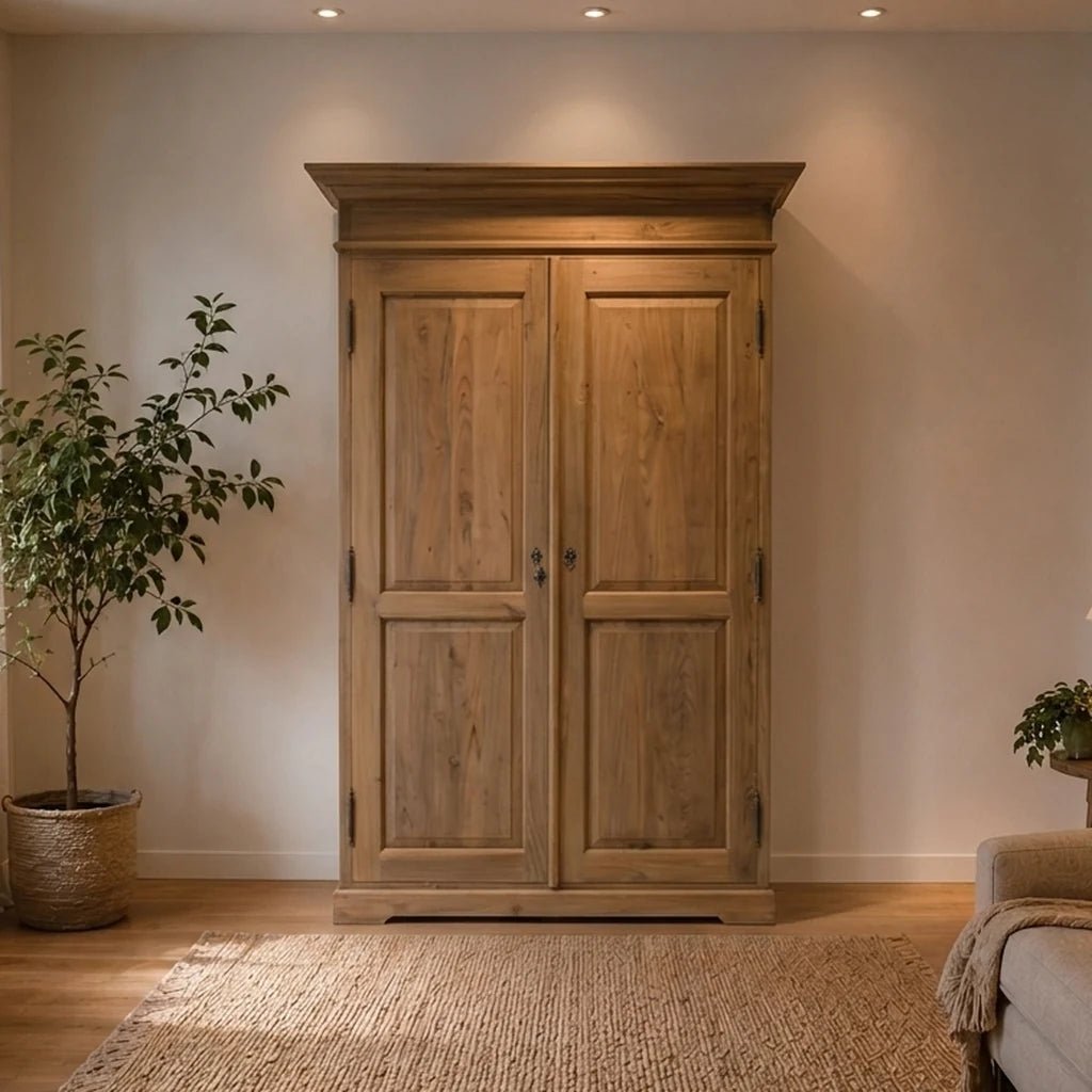 Teak Kleiderschrank Java - Das Holländische Möbelhaus