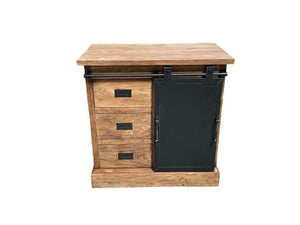 Teak Kommode Roda 3 Schübe 1 Tür