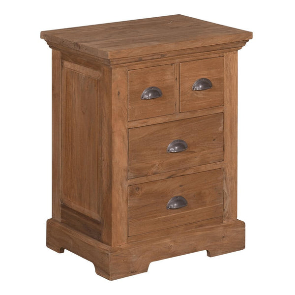 Teak Nachtschrank Bologna - Das Holländische Möbelhaus