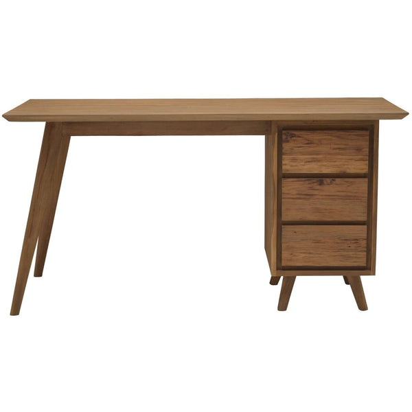 Teak Schreibtisch Retro EC - Das Holländische Möbelhaus