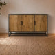 Teak Sideboard Felino 3 Türen 160 cm - Das Holländische Möbelhaus