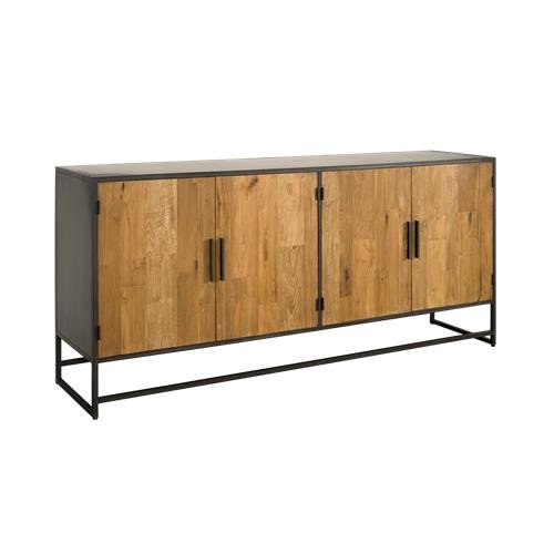 Teak Sideboard Felino 4 Türen 200 cm - Das Holländische Möbelhaus