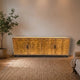 Teak Sideboard Intan Akak natur 220 cm - Das Holländische Möbelhaus