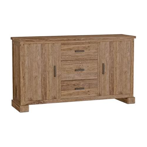 Teak Sideboard Lorenzo 2 Türen 3 Schübe - Das Holländische Möbelhaus