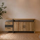 Teak Sideboard Lucca 2 Türen 3 Schübe - Das Holländische Möbelhaus