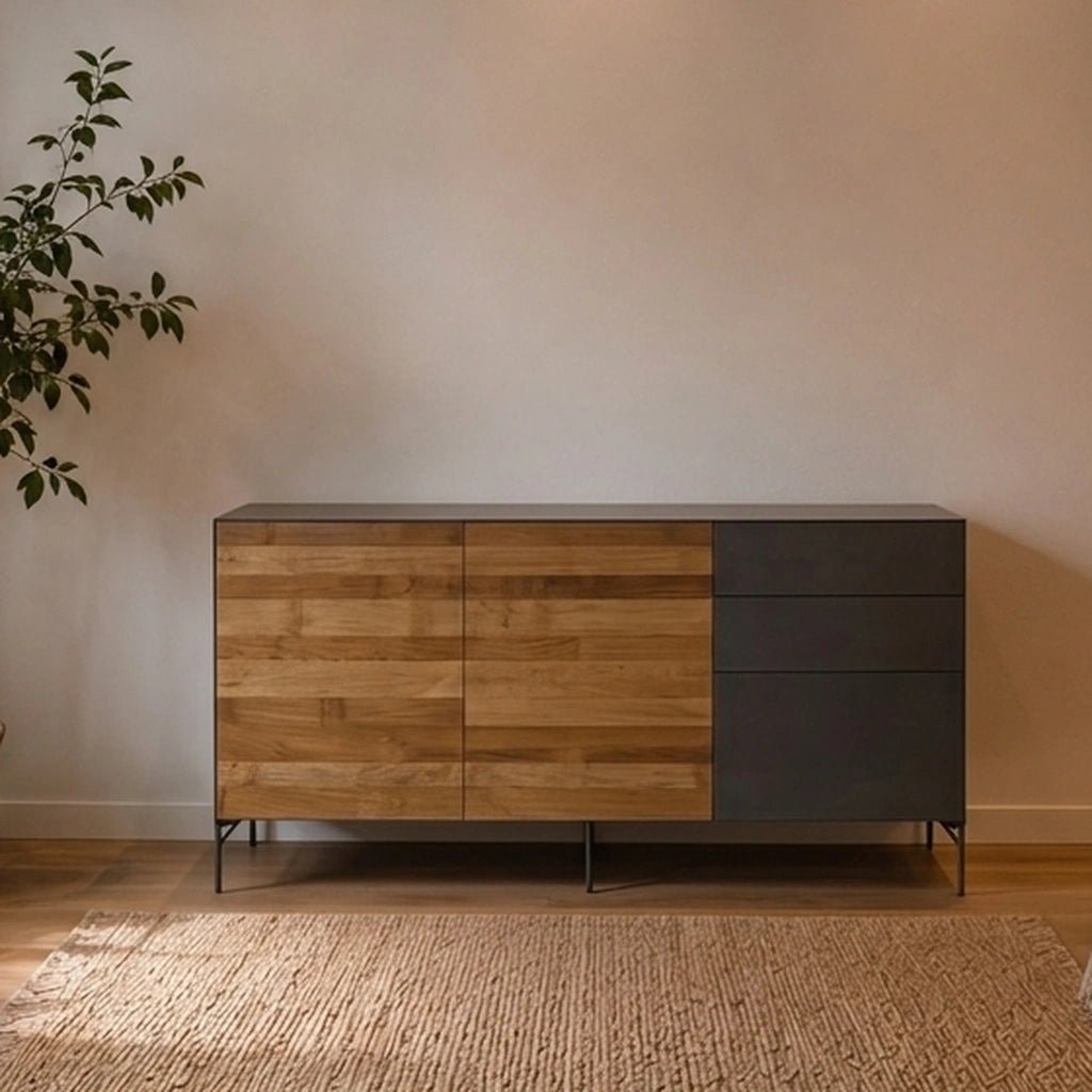 Teak Sideboard Pandora 166 cm - Das Holländische Möbelhaus