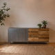 Teak Sideboard Pandora 221 cm - Das Holländische Möbelhaus