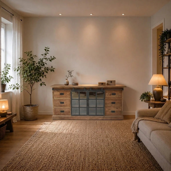 Teak Sideboard Roda 200 cm - Das Holländische Möbelhaus