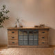 Teak Sideboard Roda 200 cm - Das Holländische Möbelhaus