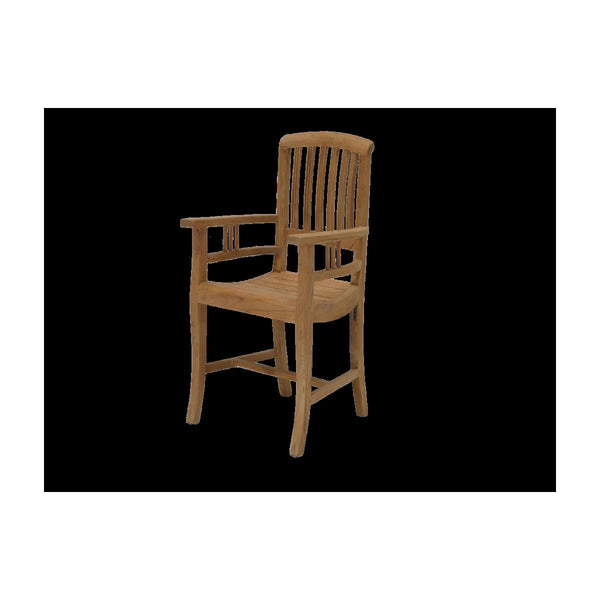 Teak Stuhl Darsyah mit Armlehne - Das Holländische Möbelhaus