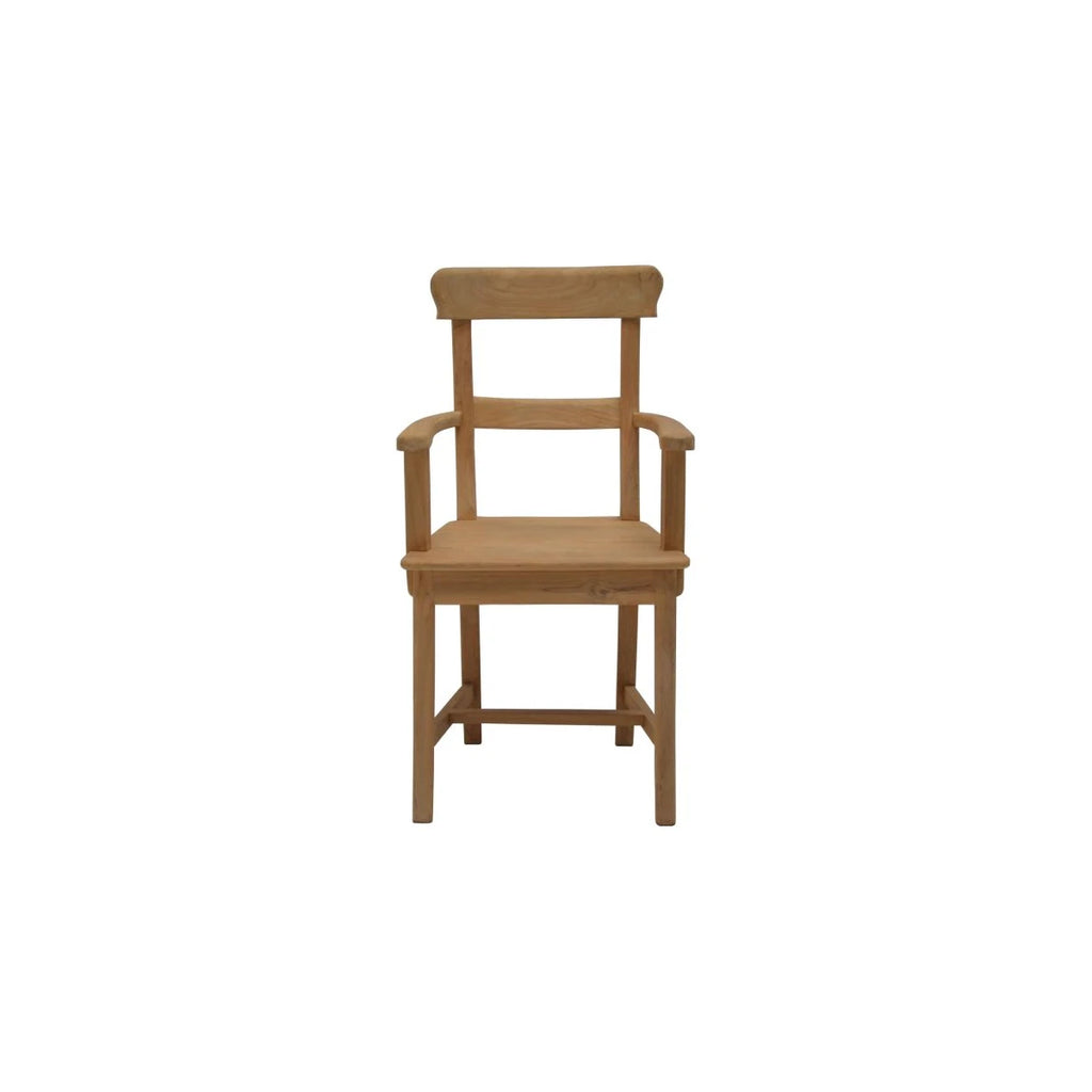 Teak Stuhl Mariotto mit Armlehne Bild 1